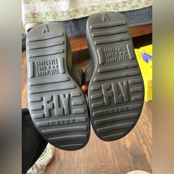 Fly London | Buckle Mules DAFI938FLY 000 BLACK Slip-on Sandals - Picture 9 of 11